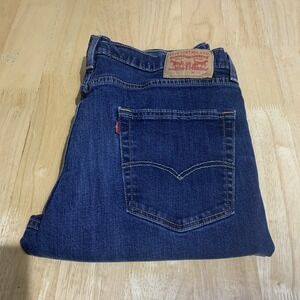 Levi's Men's Slim Straight Jeans - Dark Blue